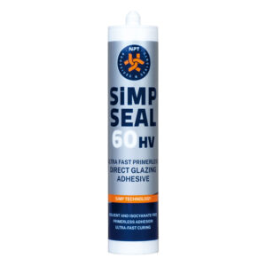 SiMP-Seal 60 HV | Keo cấu trúc đàn hồi SiMP một thành phần, che phủ tốt, khô nhanh, không cần primer dán lên kính, chuyên dùng cho lắp ráp & dán kính chắn gió